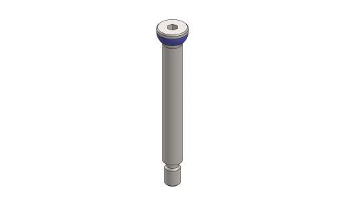 BOLT M8 - ADJUSTED D10 STEM - ROUNDED L70 ISO 7379