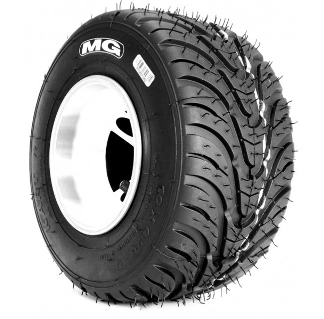Karting MG Tyre SW WT White front