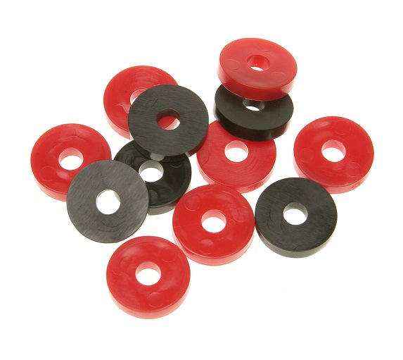 Floor Tray Rubber 4mm Thick 6mm Hole Red