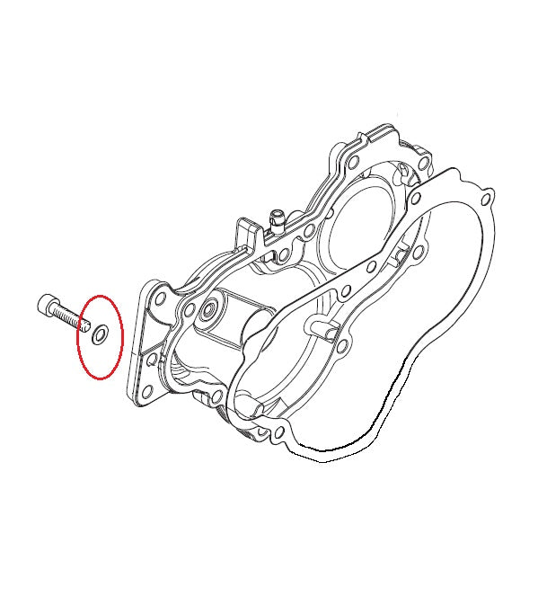 COPPER WASHER M6 FOR GEARBOX