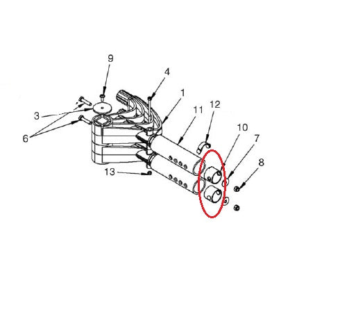 BLACK ROLLER FOR DD2 REAR CRASHBAR