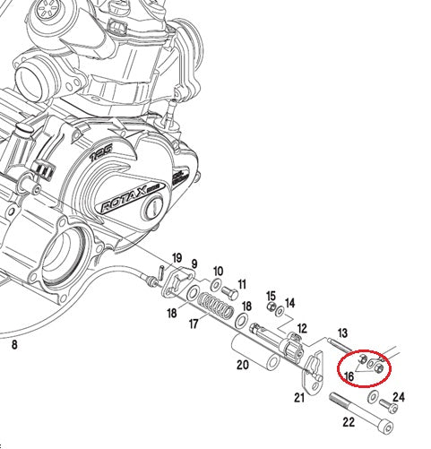 SHIFT CONTACT ADJUST NUT M5 - DD2