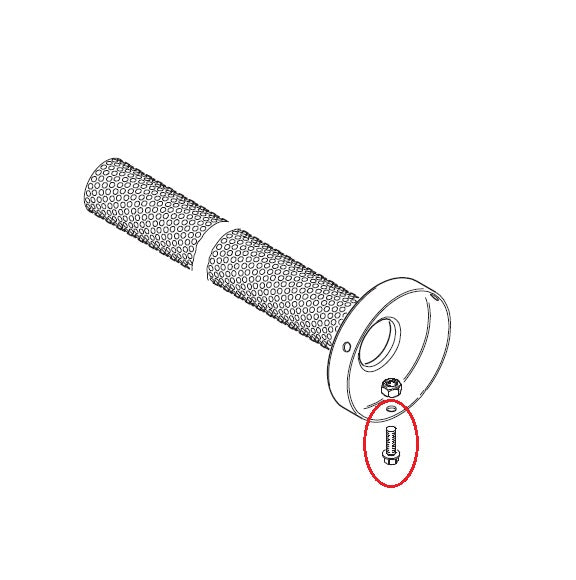 EXHAUST STINGER SCREW M4x12