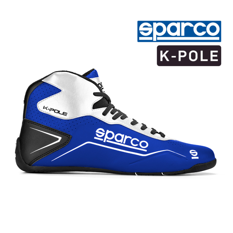 Blue White Sparco Boots