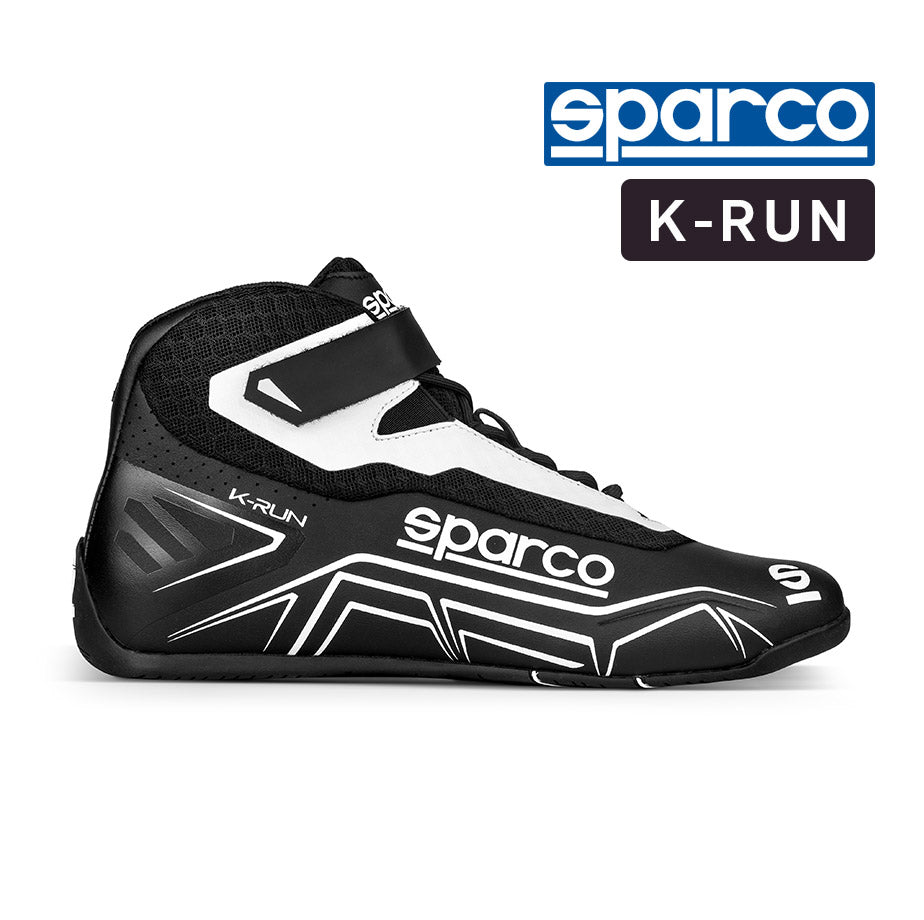 Black Grey Kart Boots - Sparco