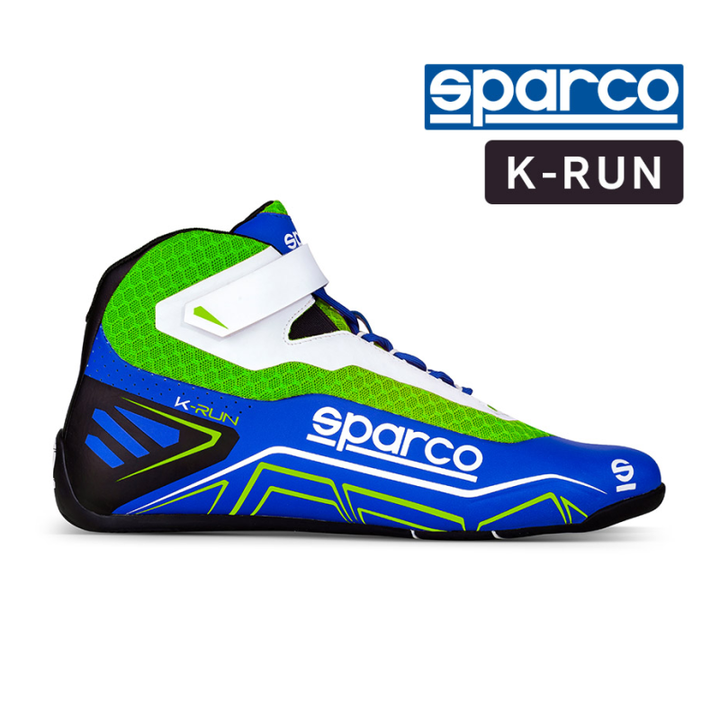 Sparco Blue Green Kart Boots