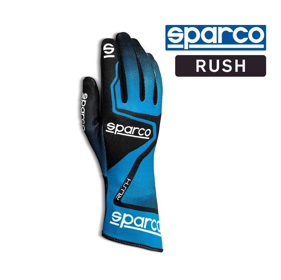 Sparco RUSH Kart Glove - Blue/Black