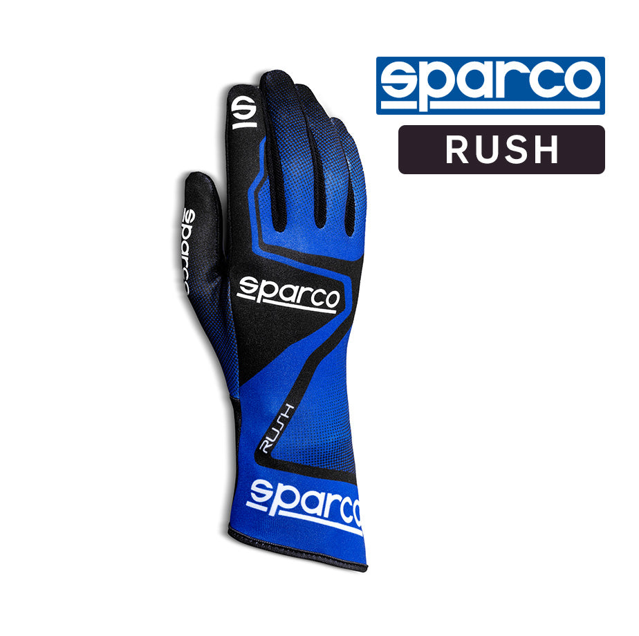 Sparco RUSH Kart Glove - Navy Blue/Black