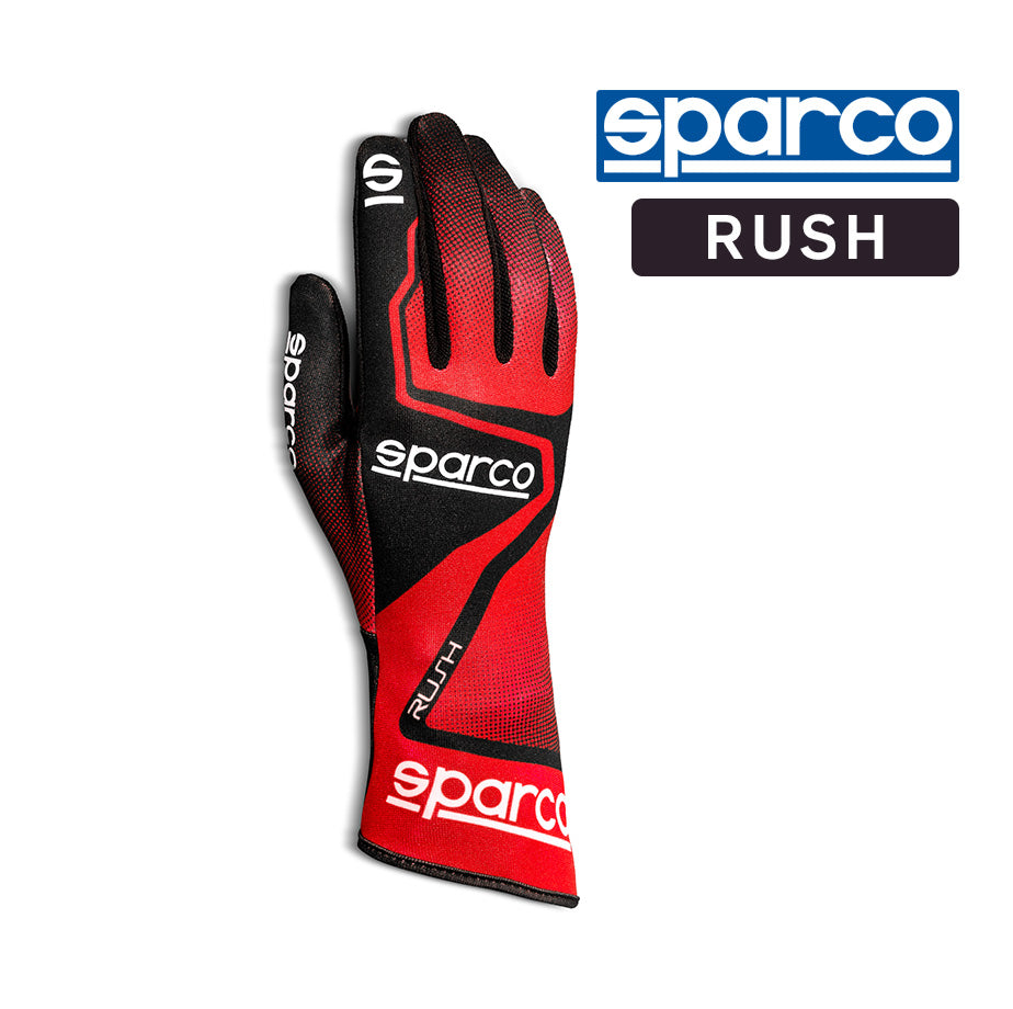 Sparco RUSH Kart Glove - Red/Black