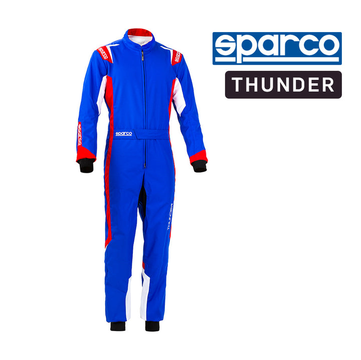 Blue Red Sparco Suit