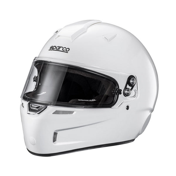 Sparco White Kart Helmet Sky KF-5W