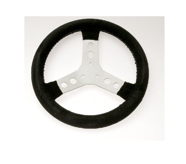 Steering Wheel - Chamois Suede 300mm Black