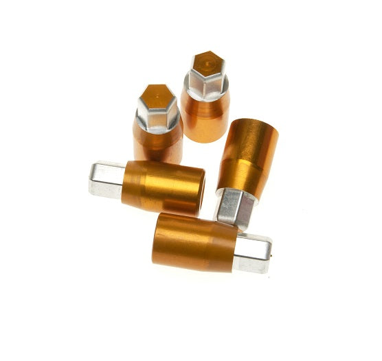 Aluminium Wheel Nut - Gold